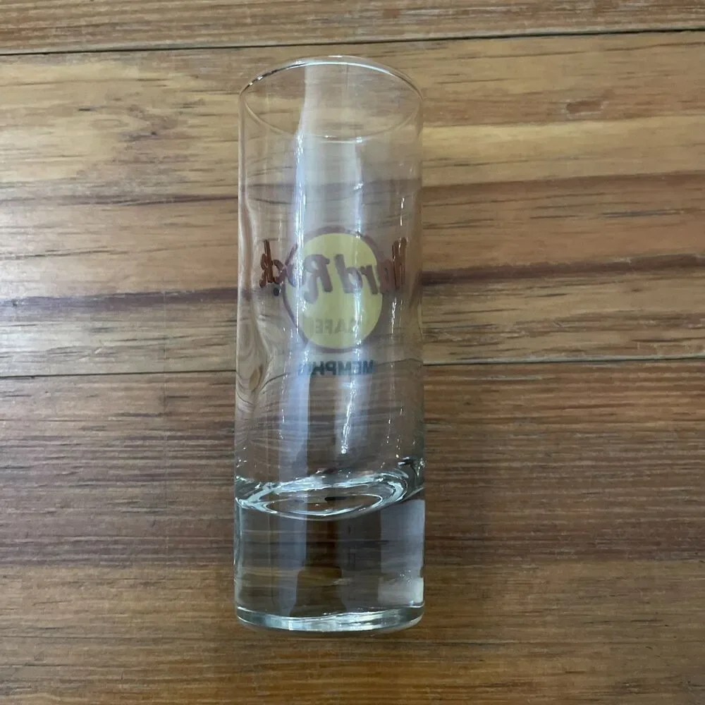 Hard Rock Cafe Memphis Shot Glass Shooter 4x1.5 in